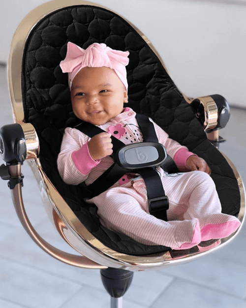 midnight black cotton seat pods