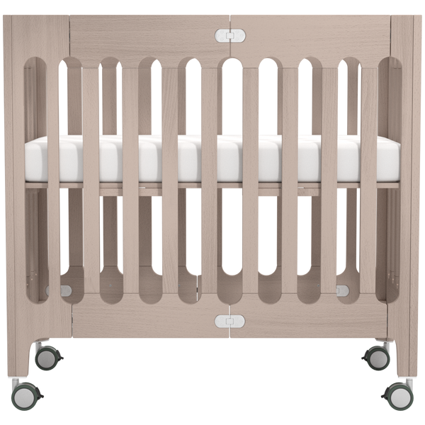 alma mini crib + mattress bloom