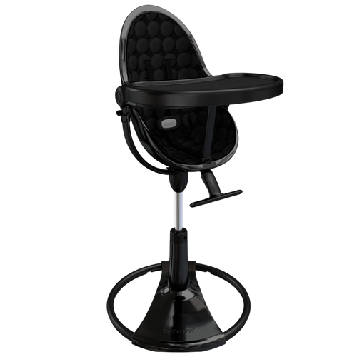 noir / midnight black cotton seat pods | variant=noir / midnight black cotton seat pods, view=highchair
