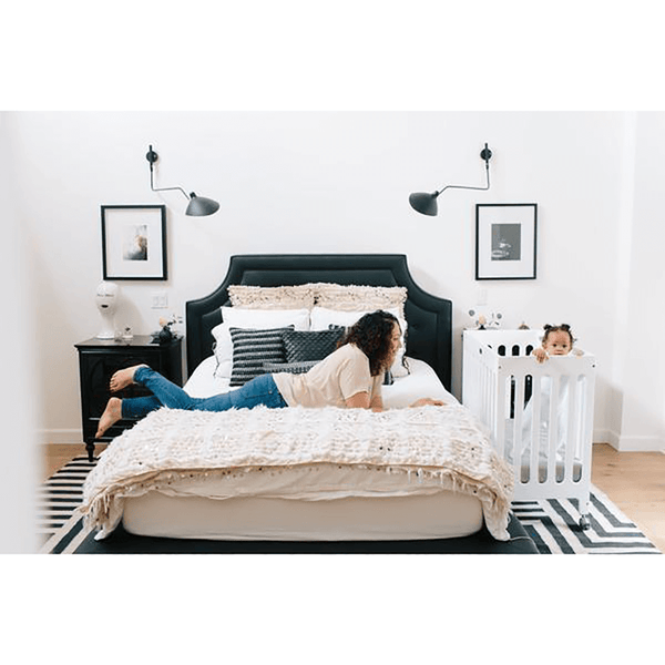 Mini crib to clearance twin bed