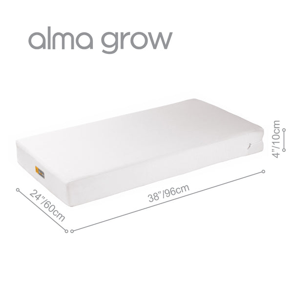 alma grow crib breathe mattress US standard mini size bloom