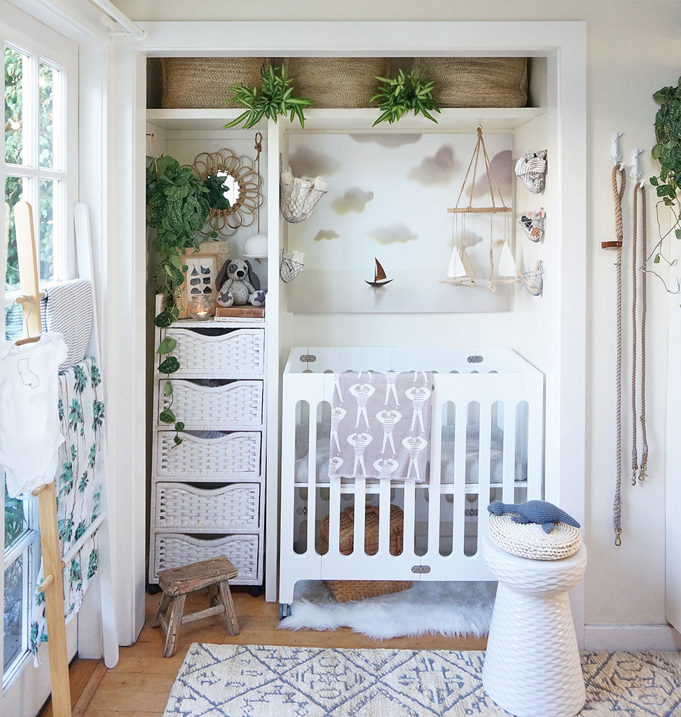 How to Create a Closet Nursery bloom
