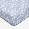 bay blue organic muslin