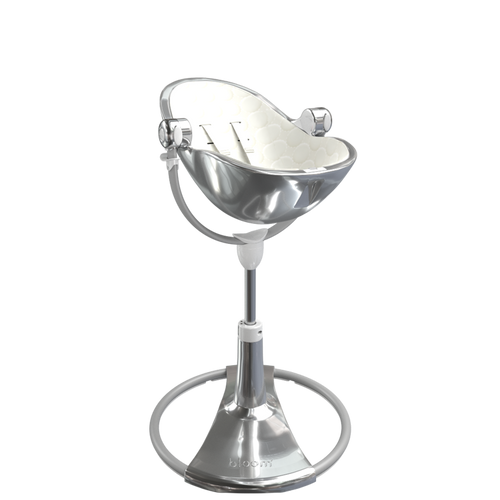 silver / coconut white cotton seat pods | variant=silver / coconut white cotton seat pods, view=newborn