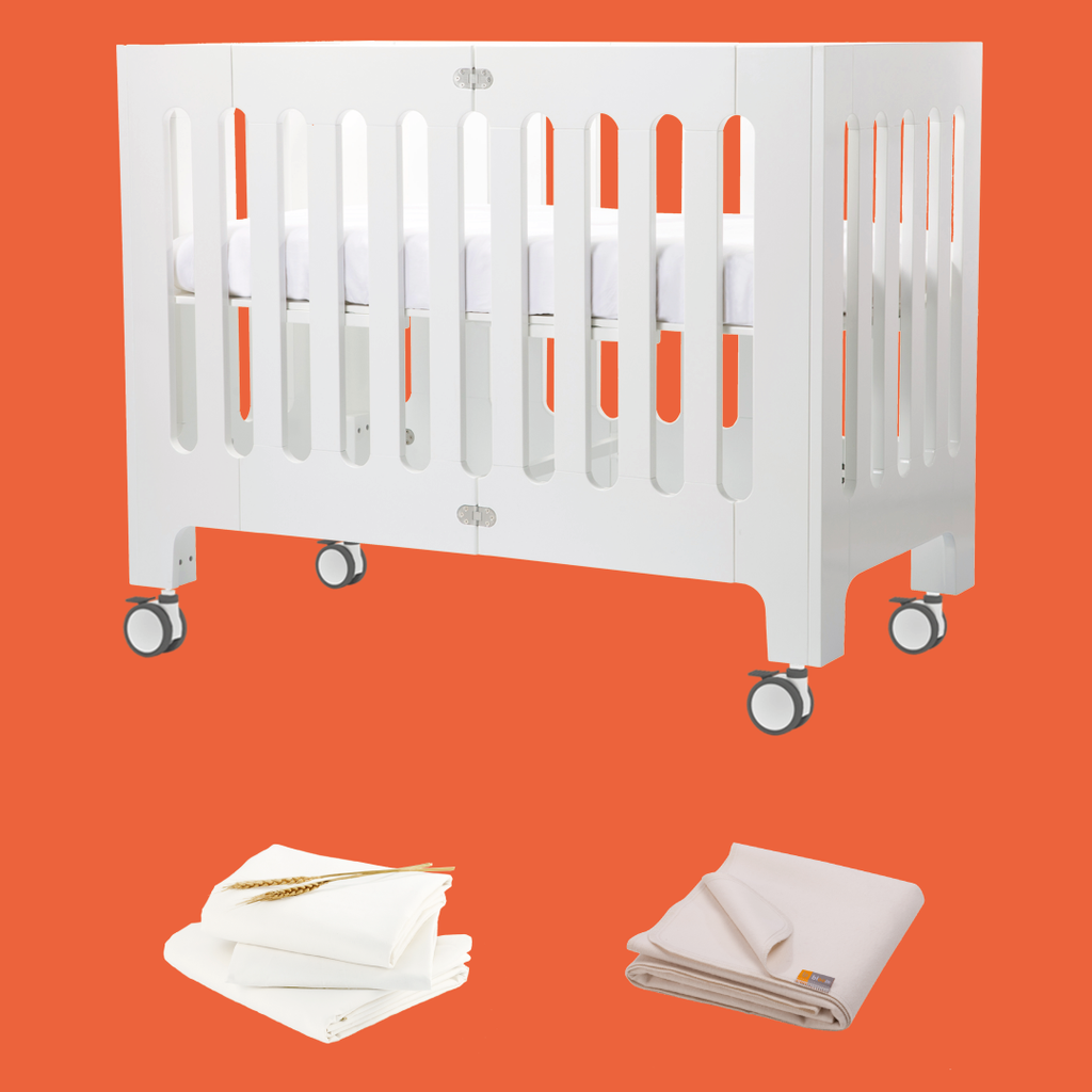 alma papa crib bundle bloom