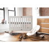 alma papa convertible folding crib + mattress