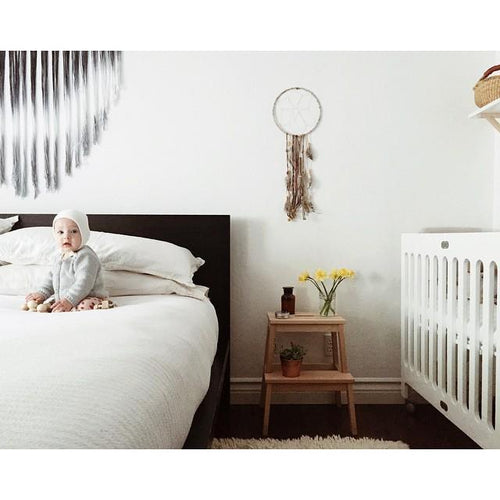 alma mini crib + mattress