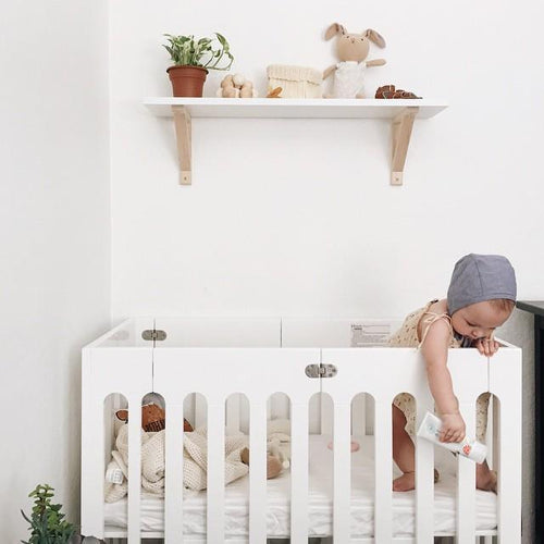 alma mini crib + mattress