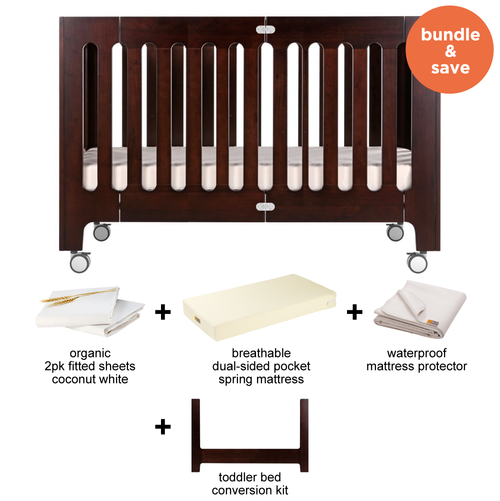 alma max crib & toddler bed bundle