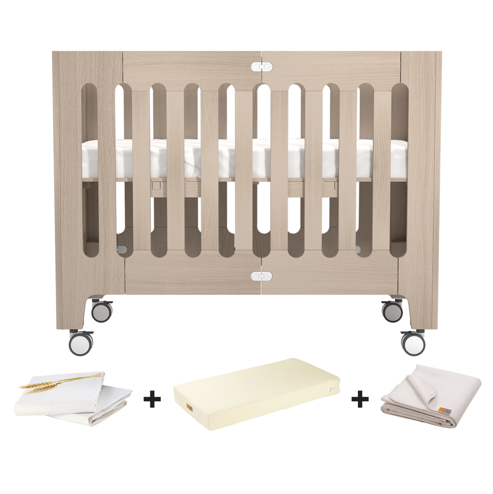 Alma Papa Crib Bundle Beach House Grey by Bloom