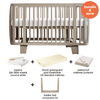 retro crib & toddler rail bundle