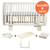 retro crib & toddler rail bundle