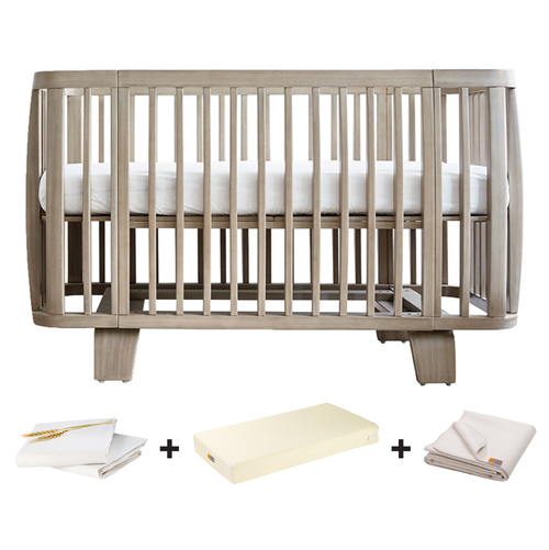 retro crib & toddler rail bundle