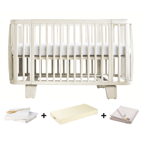 retro crib & toddler rail bundle