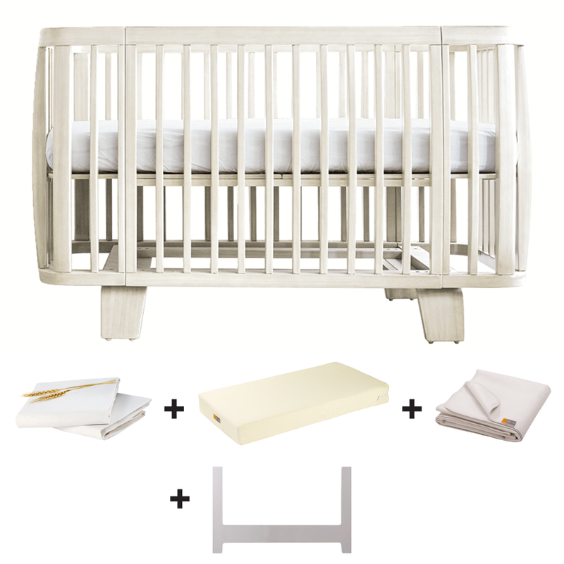 retro crib toddler rail bundle bloom